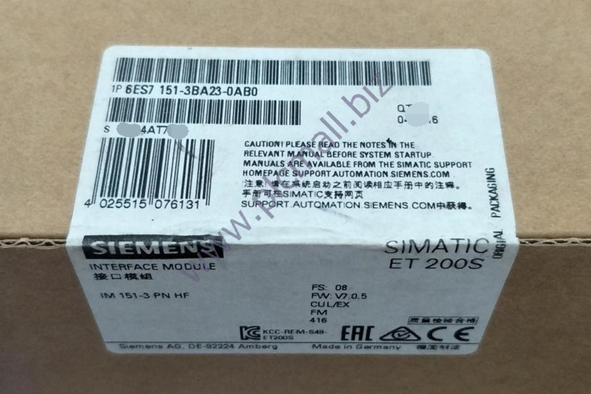 6ES7151-3BA23-0AB0 Siemens SIMATIC DP, INTERFACE MODULE
