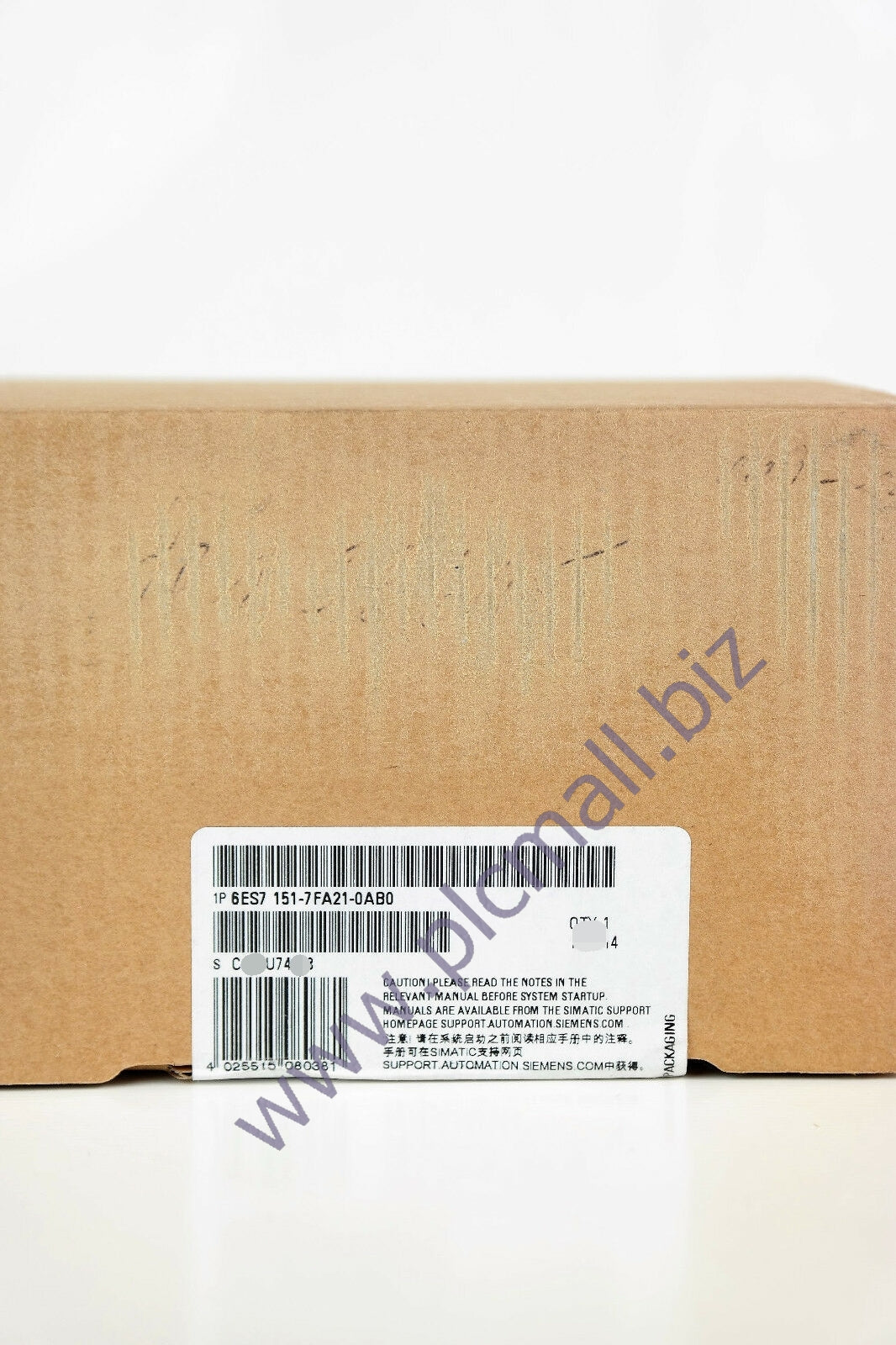 6ES7151-7FA21-0AB0 Siemens IM151-7 F-CPU FOR ET200S, 192KB WORKING MEMORY BRAND NEW