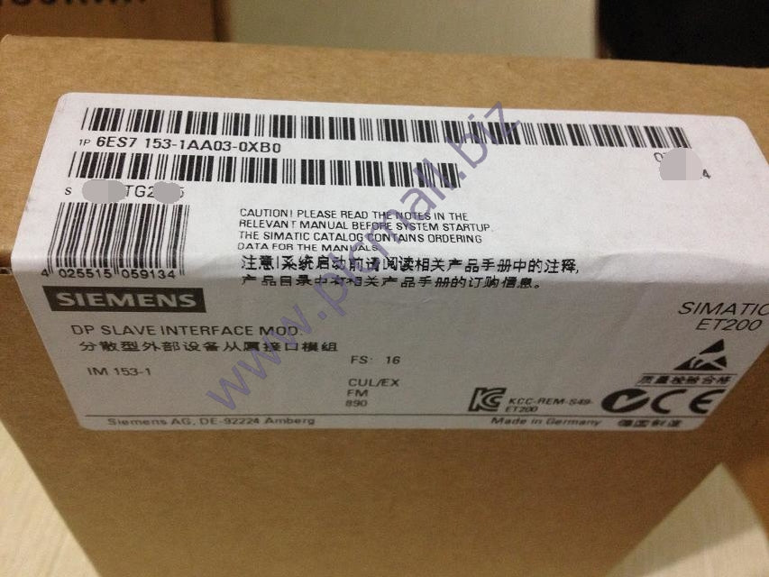 6ES7153-1AA03-0XB0 Siemens SIMATIC DP INTERFACE IM 153-1 BRAND NEW