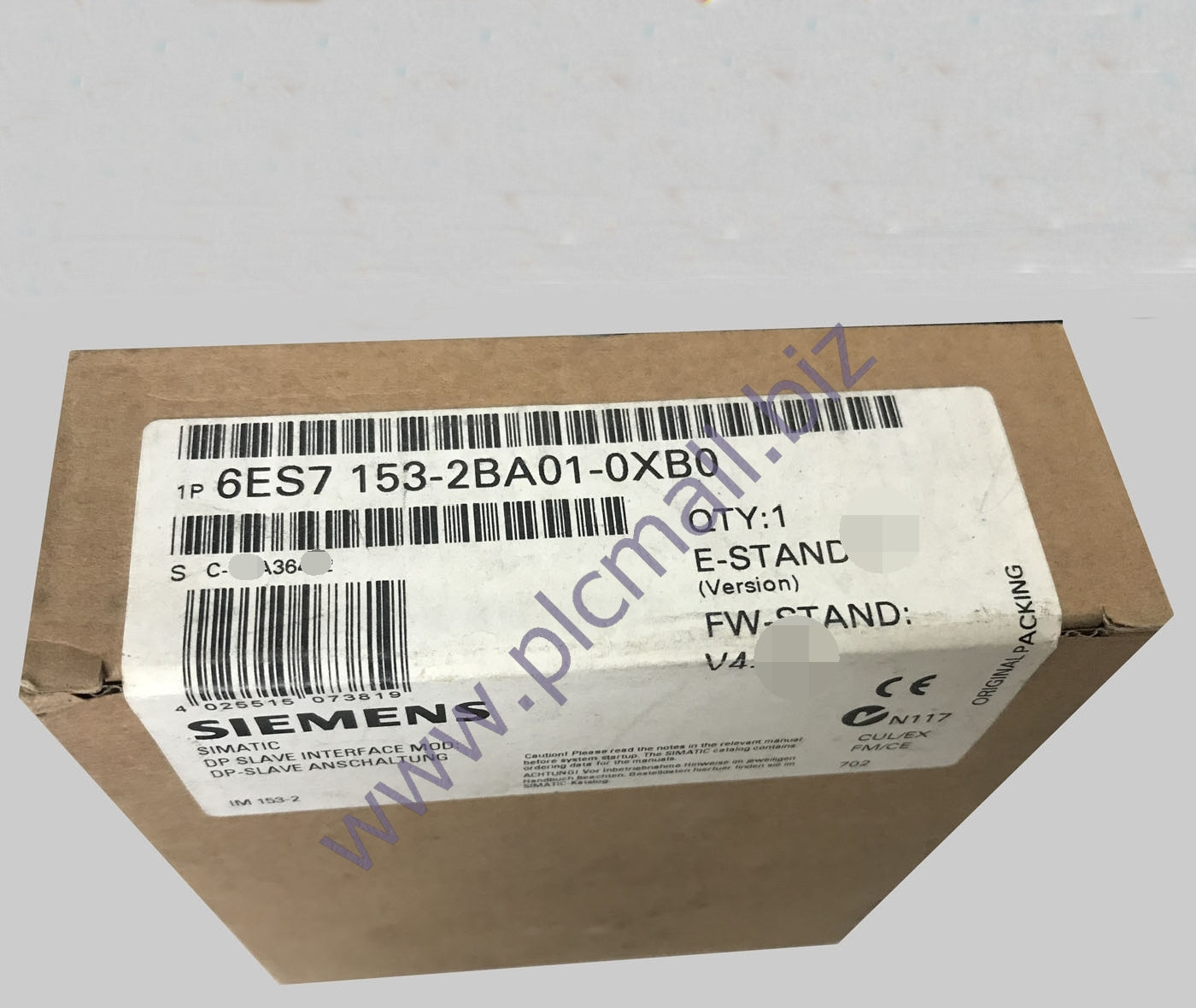 6ES7153-2BA01-0XB0 Siemens  SIMATIC DP, ET 200M INTERFACE BRAND NEW