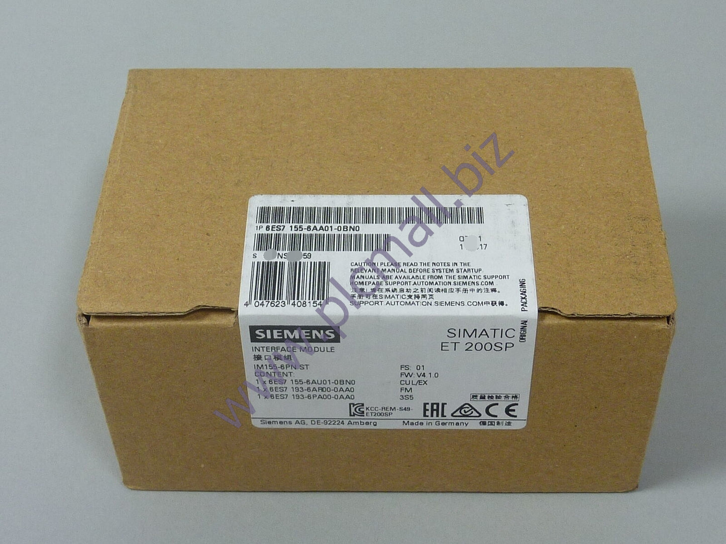 6ES7155-6AA01-0BN0 Siemens SIMATIC ET 200SP, BUNDLE PROFINET IM,BRAND NEW