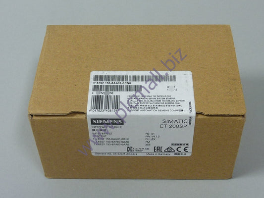 6ES7155-6AA01-0BN0 Siemens SIMATIC ET 200SP, BUNDLE PROFINET IM,BRAND NEW
