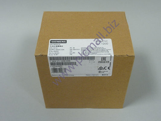 6ES7211-1AE40-0XB0 Siemens SIMATIC S7-1200, CPU 1211C, COMPACT CPU BRAND NEW