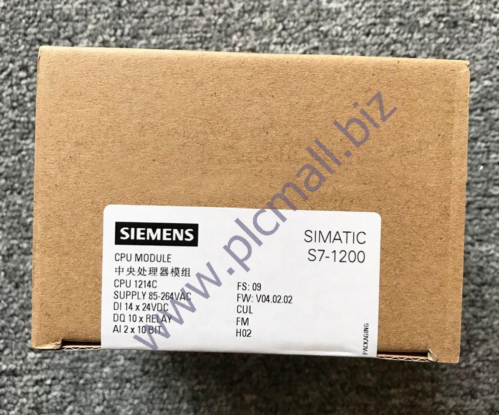 6ES7214-1AG40-0XB0 Siemens SIMATIC S7-1200 CPU 1214C compact CPU BRAND NEW
