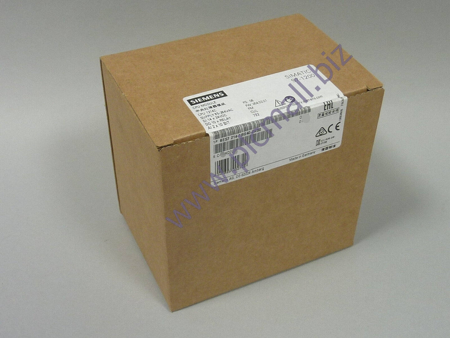 6ES7214-1BG40-0XB0  Siemens  SIMATIC S7-1200, CPU 1214C, COMPACT CPU BRAND NEW