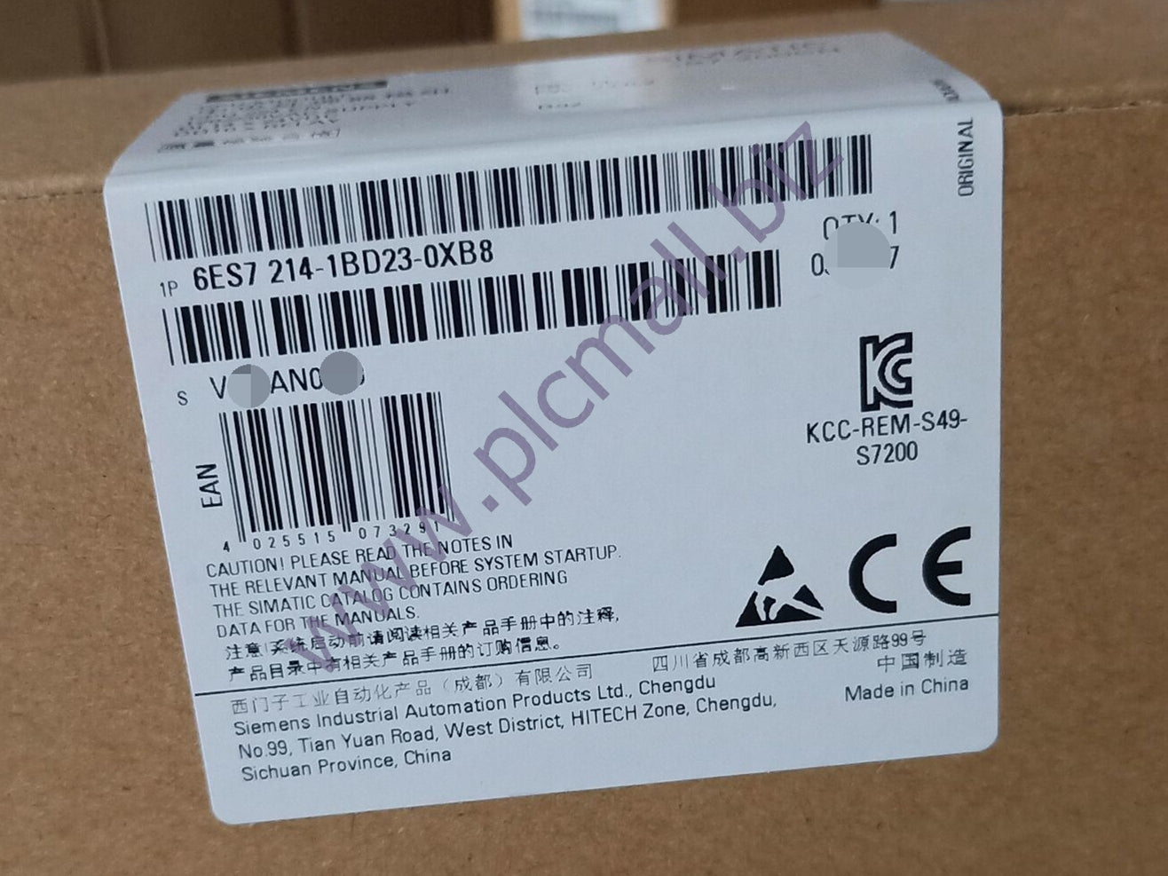 6ES7214-2BD23-0XB8 Siemens SIMATIC S7-200 CN, CPU 224XP Compact unit BRAND NEW