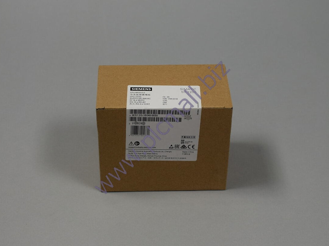 6ES7215-1BG40-0XB0 Siemens SIMATIC S7-1200 COMPACT CPU BRAND NEW