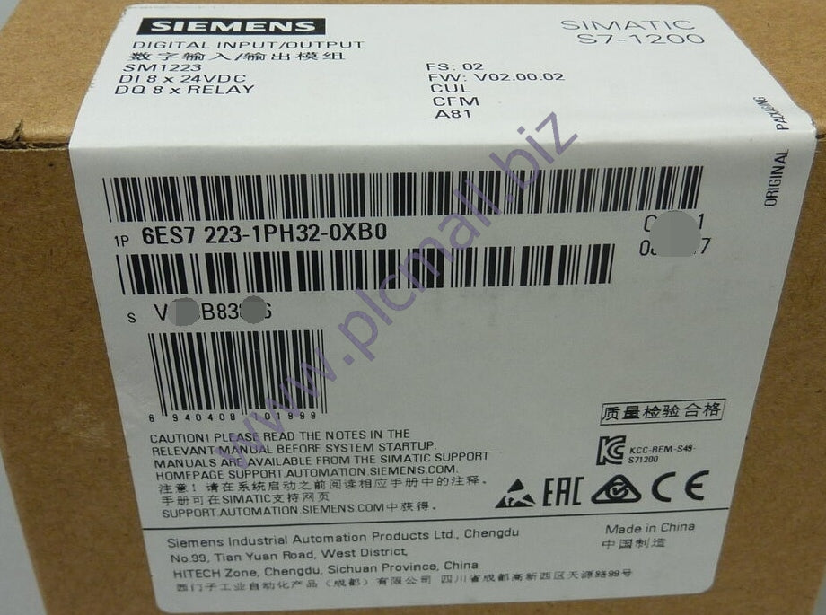 6ES7223-1PH32-0XB0 Siemens SIMATIC S7-1200, Digital I/O SM 1223 BRAND NEW