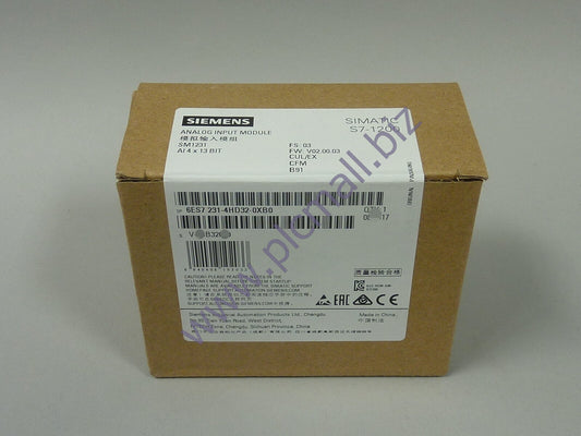 6ES7231-4HD32-0XB0 Siemens  SIMATIC S7-1200  Analog input BRAND NEW