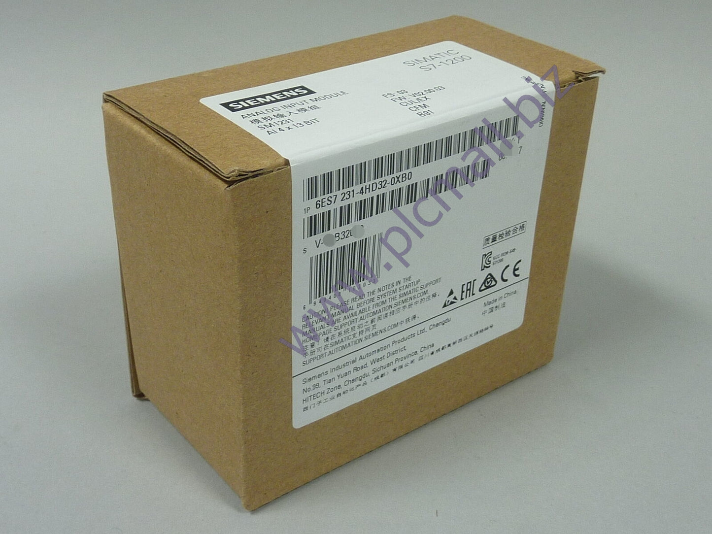 6ES7231-4HD32-0XB0 Siemens  SIMATIC S7-1200  Analog input BRAND NEW