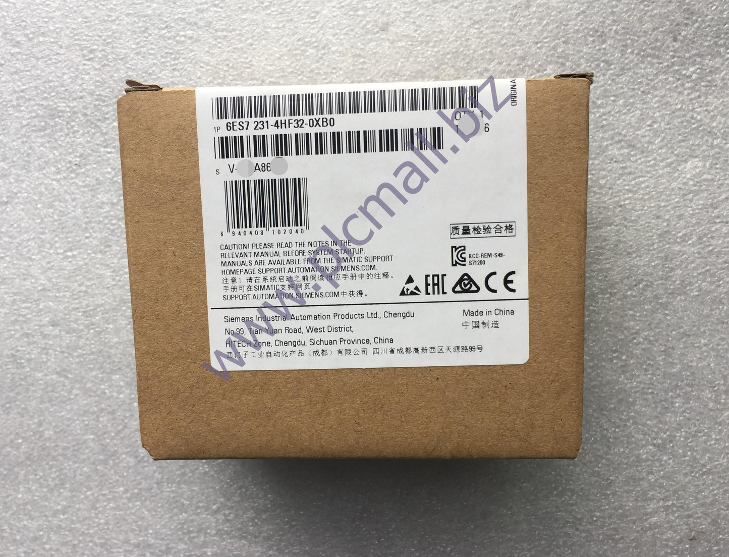 6ES7231-4HF32-0XB0 Siemens SIMATIC S7-1200 Analog input  SM 1231 BRAND NEW