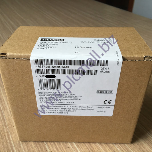 6ES7 288-3AQ04-0AA0 Siemens SIMATIC S7-200 SMART, Analog output SM AQ04 BRAND NEW
