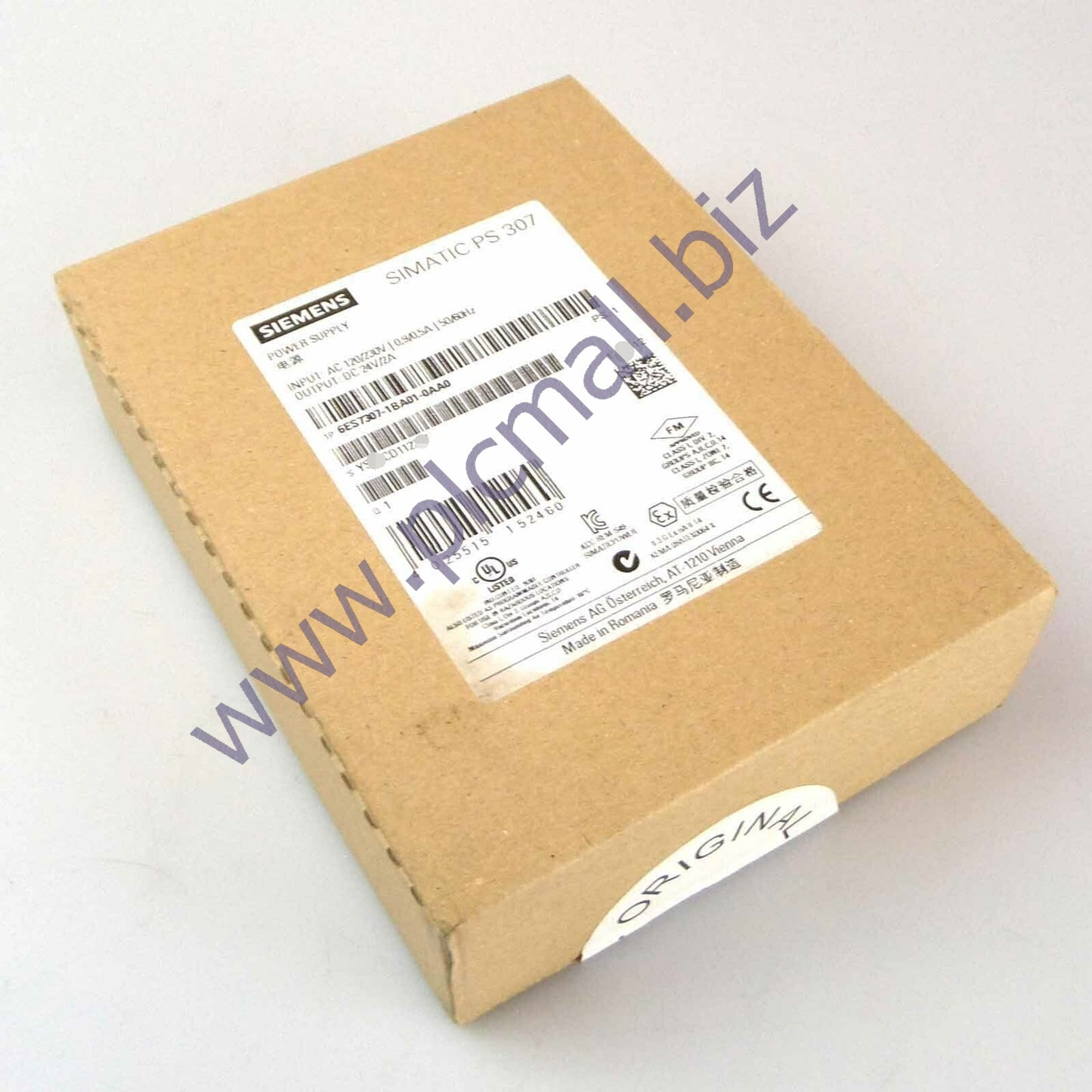 6ES7307-1BA01-0AA0 Siemens  SIMATIC S7-300 stabilized power supply PS307 BRAND NEW