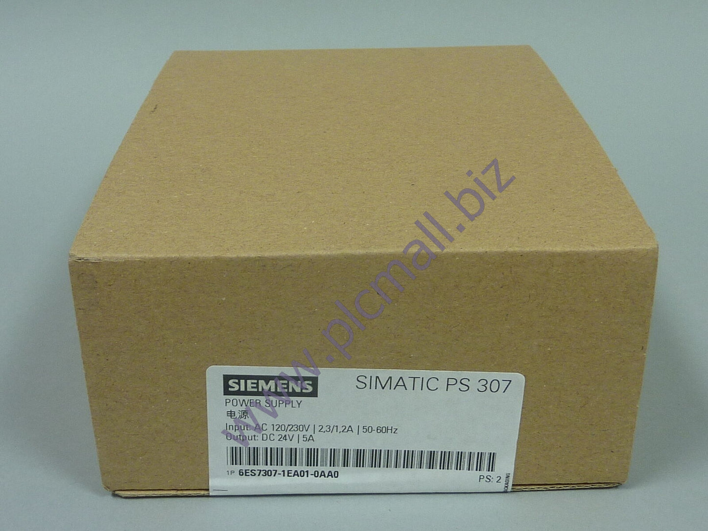 6ES7307-1EA01-0AA0  Siemens  SIMATIC S7-300 stabilized power supply PS307 BRAND NEW