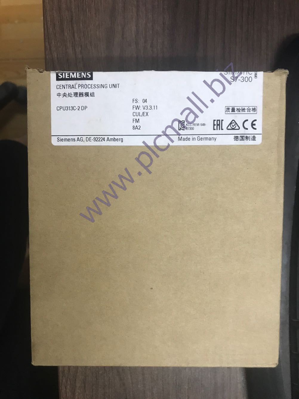 6ES7313-6CG04-0AB0 Siemens  SIMATIC S7-300, CPU 313C-2DP COMPACT CPU WITH MPI BRAND NEW