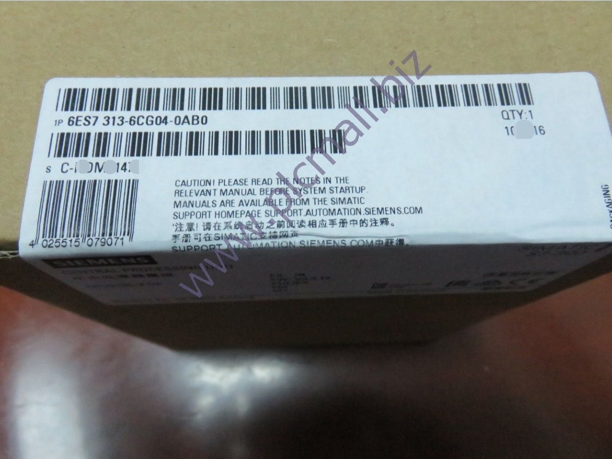 6ES7313-6CG04-0AB0 Siemens  SIMATIC S7-300, CPU 313C-2DP COMPACT CPU WITH MPI BRAND NEW