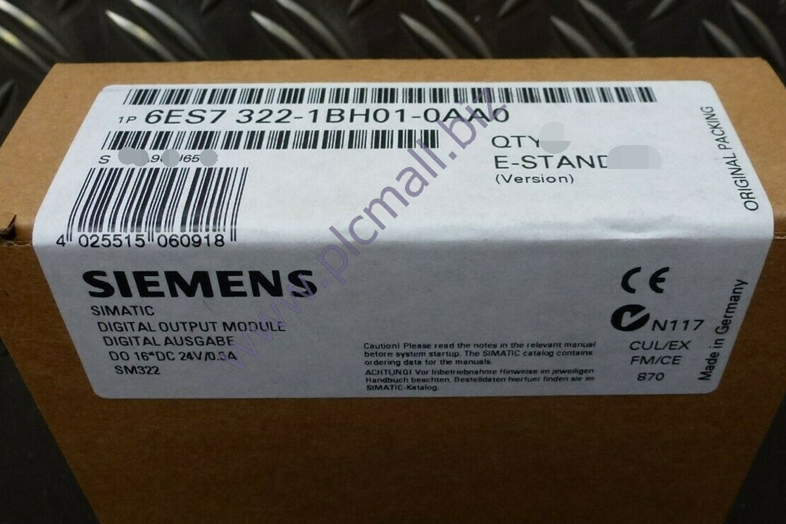 6ES7322-1BH01-0AA0 Siemens SIMATIC S7-300  BRAND NEW