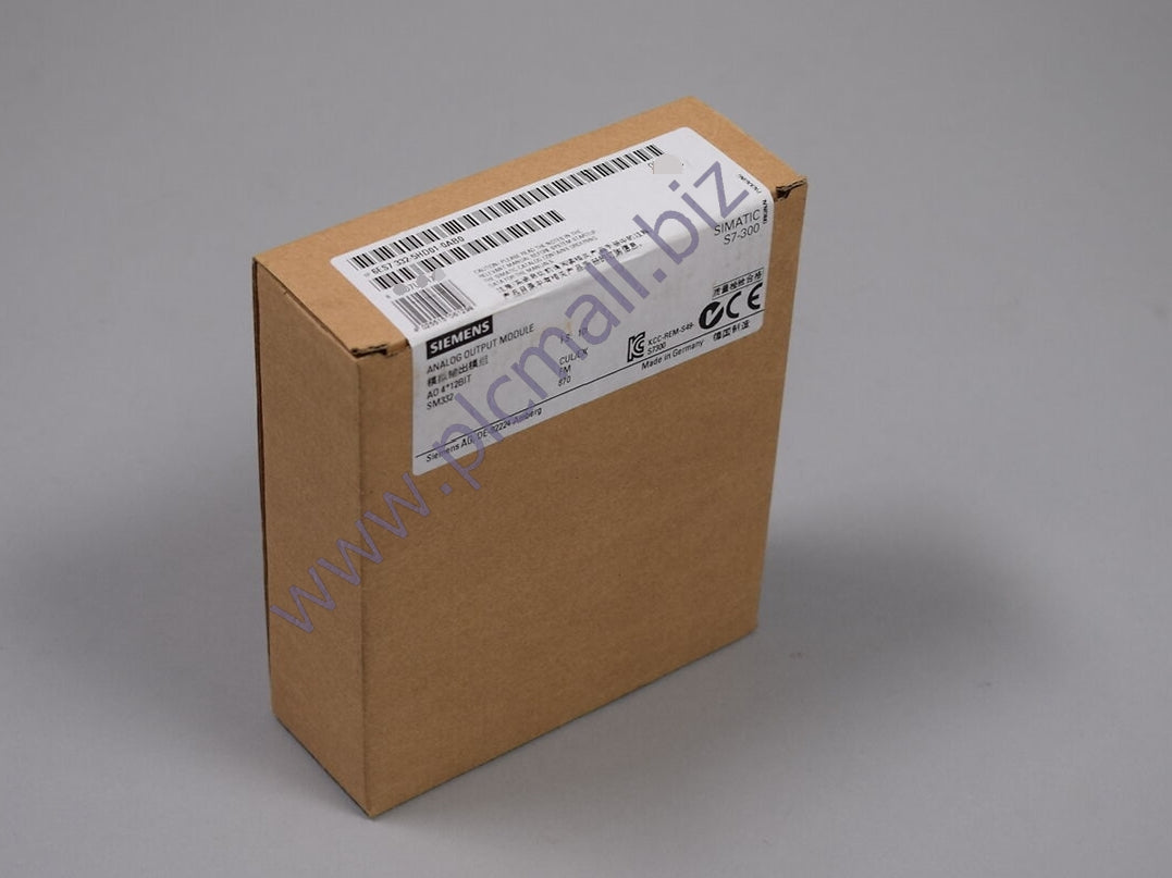 6ES7332-5HD01-0AB0 Siemens SIMATIC S7-300, ANALOG OUTPUT SM 332, BRAND NEW