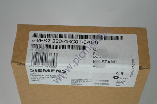 6ES7338-4BC01-0AB0  Siemens Absolute position input module  BRAND NEW