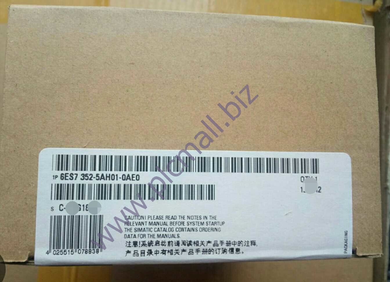 6ES7352-1AH01-0AE0 Siemens SIMATIC S7-300, FM 352 ELECTRON  BRAND NEW