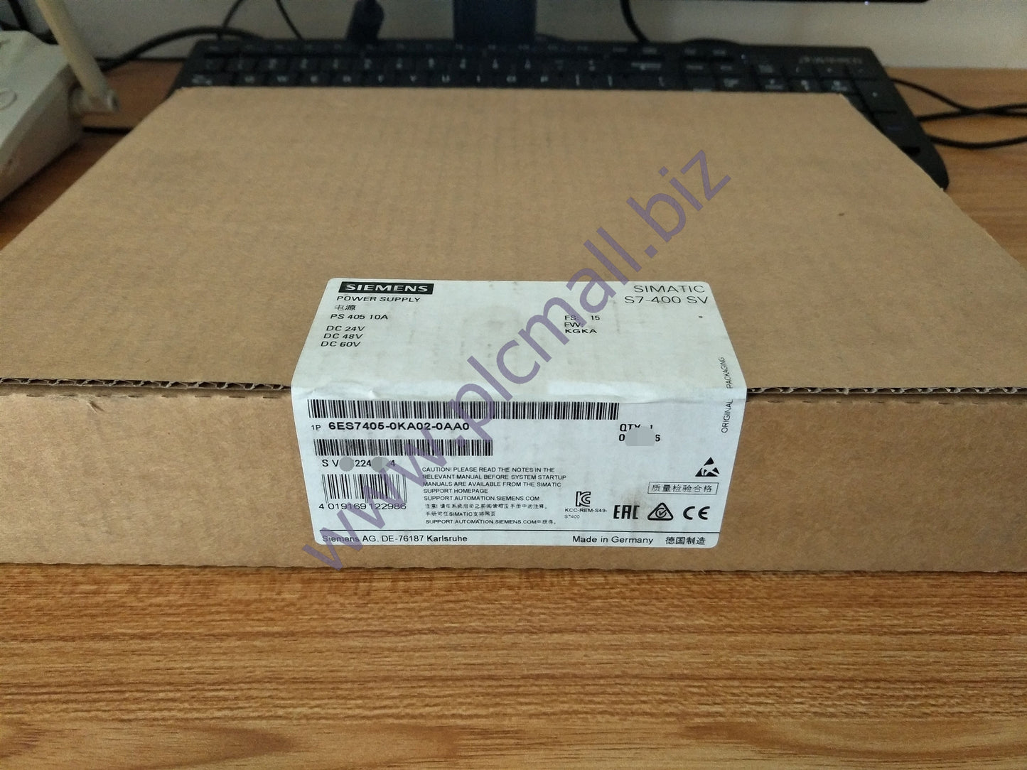 6ES7405-0KA02-0AA0 Siemens SIMATIC S7-400, PS 405 POWE BRAND NEW