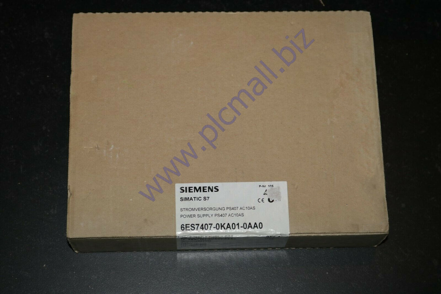 6ES7407-0KA01-0AA0 Siemens SIMATIC S7-400  PS 407 POWER SUPPLY  BRAND NEW