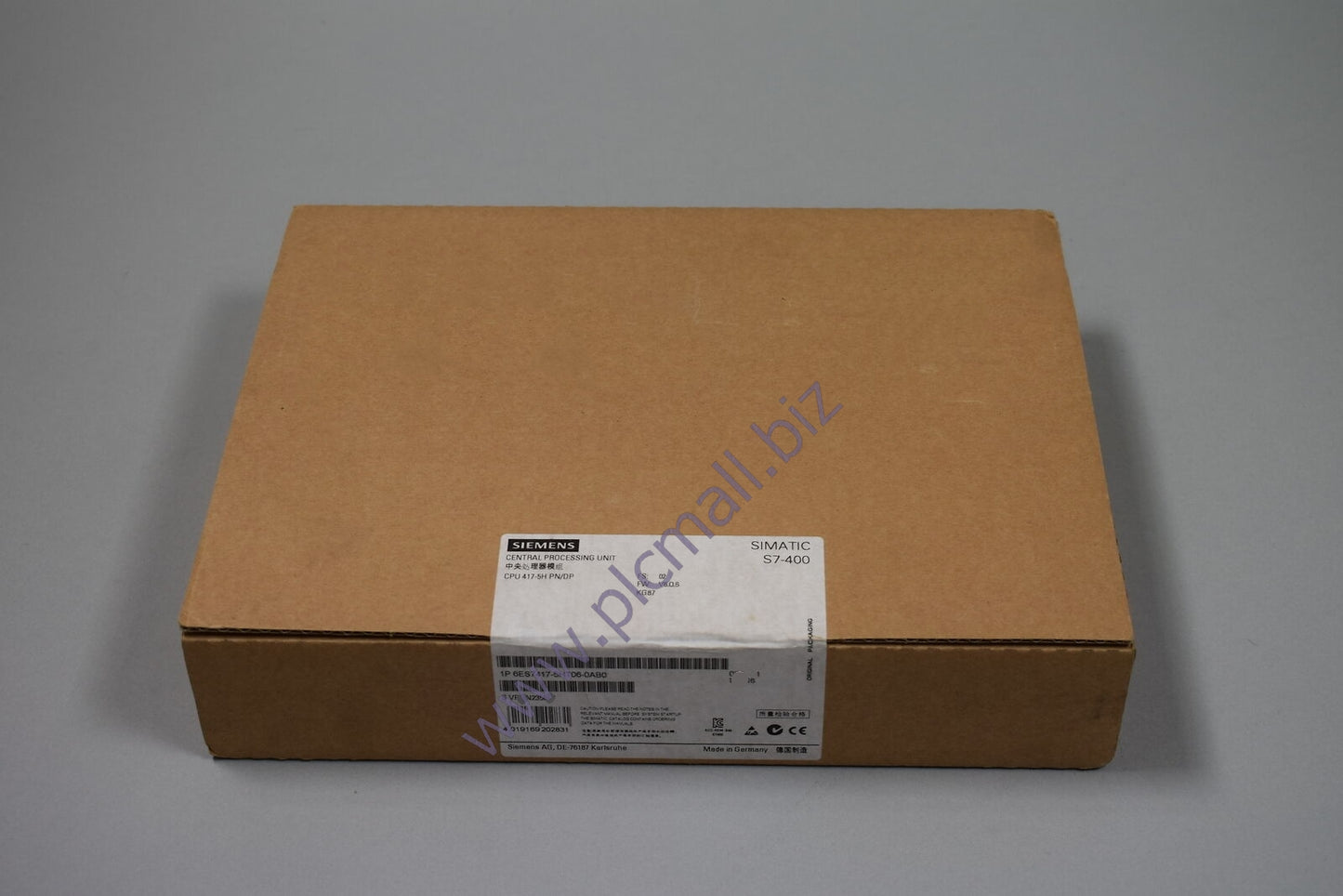 6ES7417-5HT06-0AB0  Siemens  SIMATIC S7-400H central processing BRAND NEW