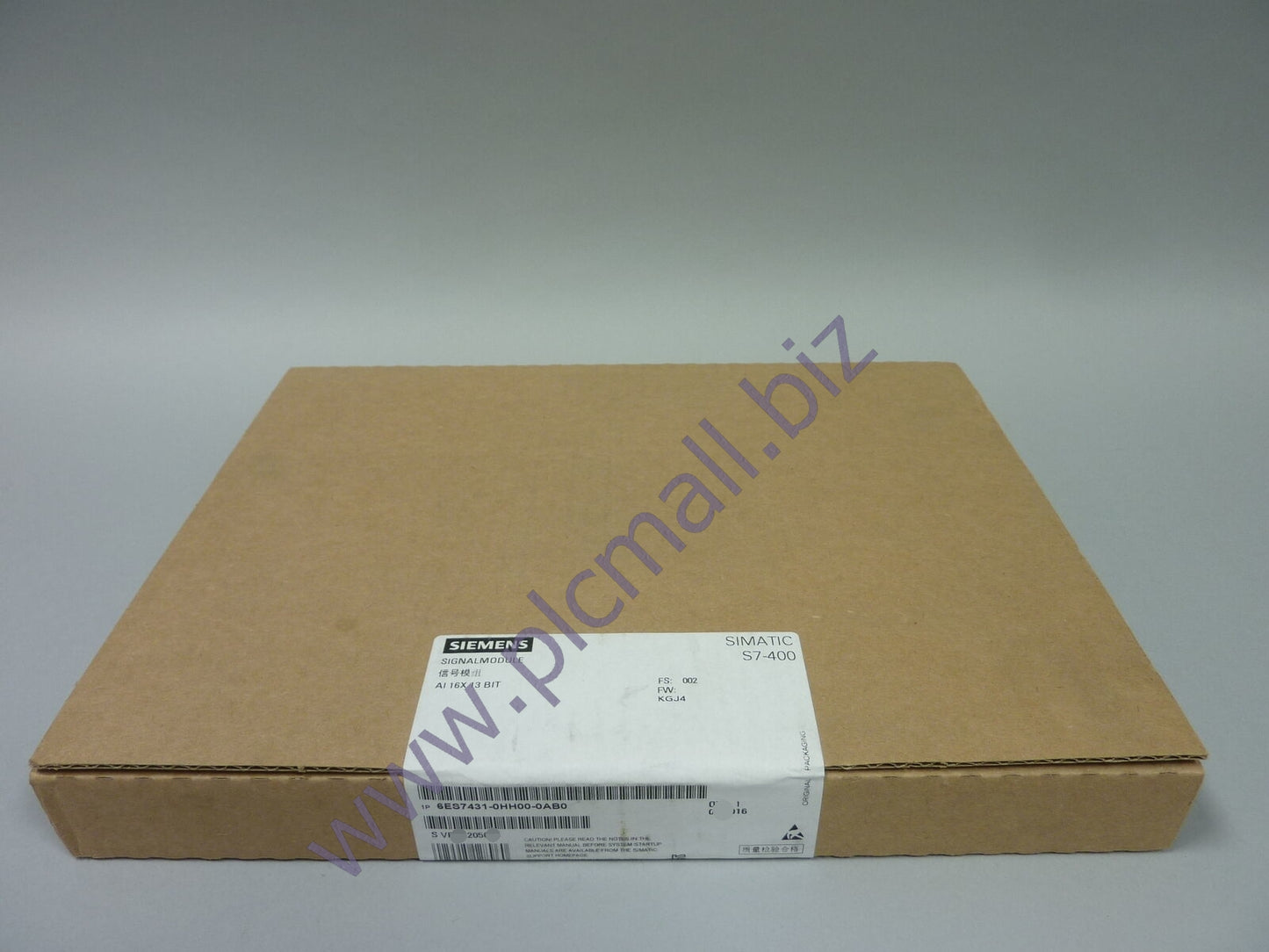 6ES7431-0HH00-0AB0 Siemens SIMATIC S7-400, ANALOG INPUT SM 431 BRAND NEW
