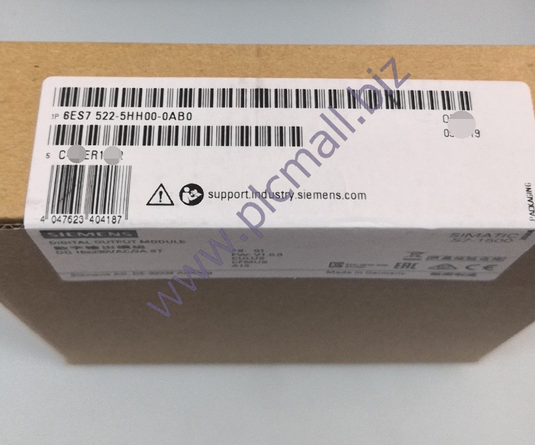 6ES7522-5HH00-0AB0 Siemens SIMATIC S7-1500, DIGITAL OUTPUT MODULE BRAND NEW