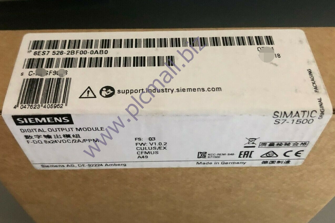 6ES7526-2BF00-0AB0 Siemens  FAILSAFE DIGITAL OUTPUT MODULE F-DQ BRAND NEW