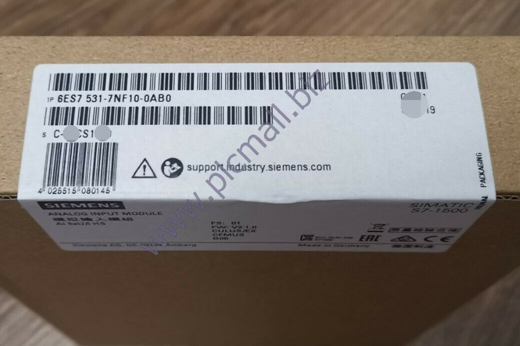 6ES7531-7NF10-0AB0 Siemens  SIMATIC S7-1500, ANALOG INPUT BRAND NEW