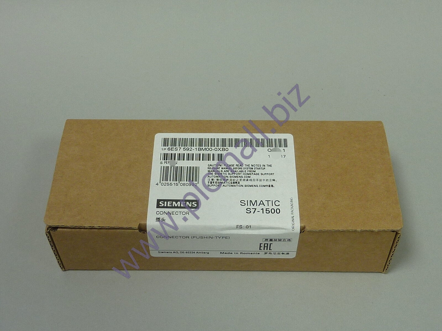 6ES7592-1BM00-0XB0 Siemens SIMATIC S7-1500, FRONTCONNECTOR BRAND NEW