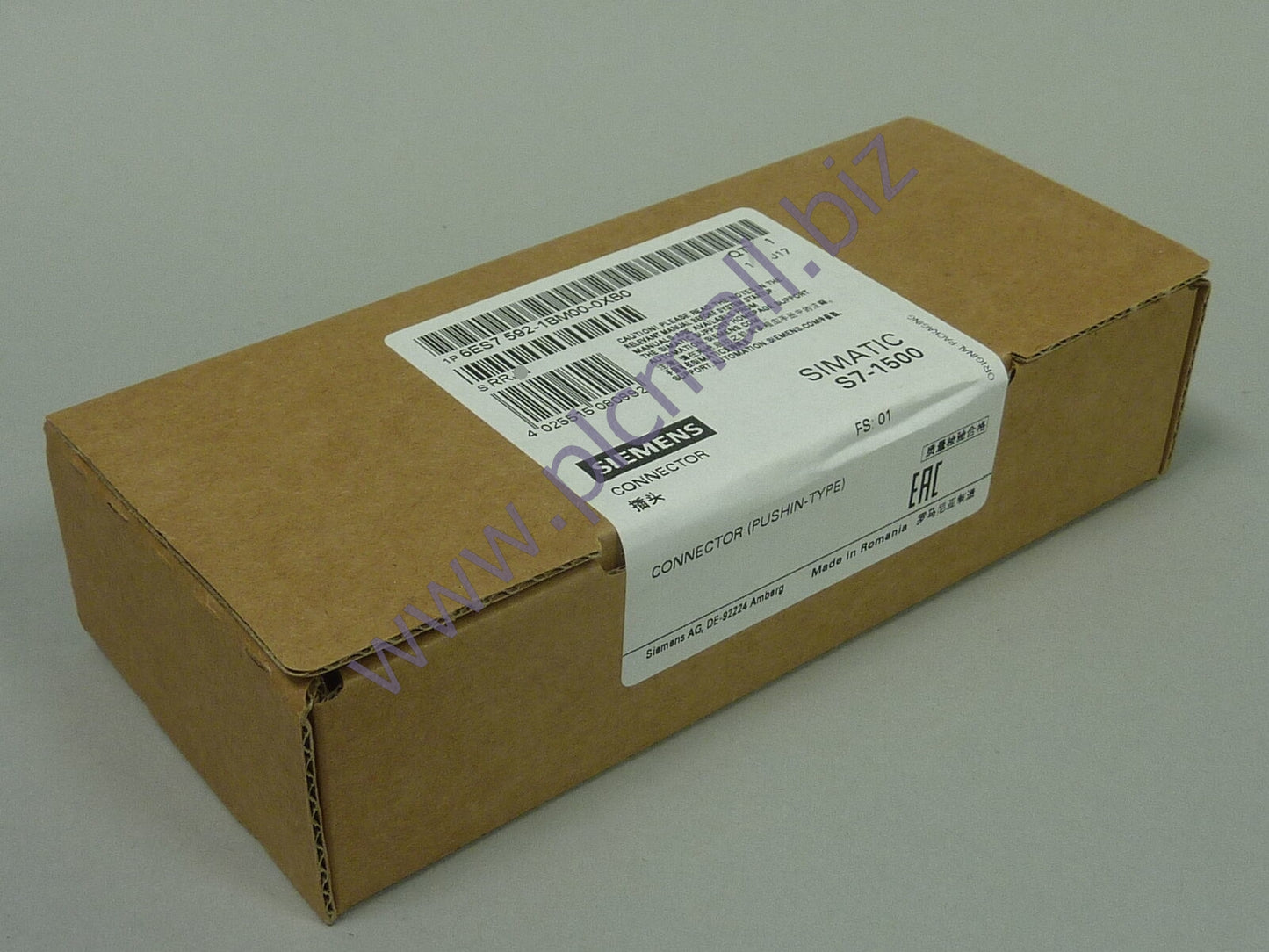 6ES7592-1BM00-0XB0 Siemens SIMATIC S7-1500, FRONTCONNECTOR BRAND NEW