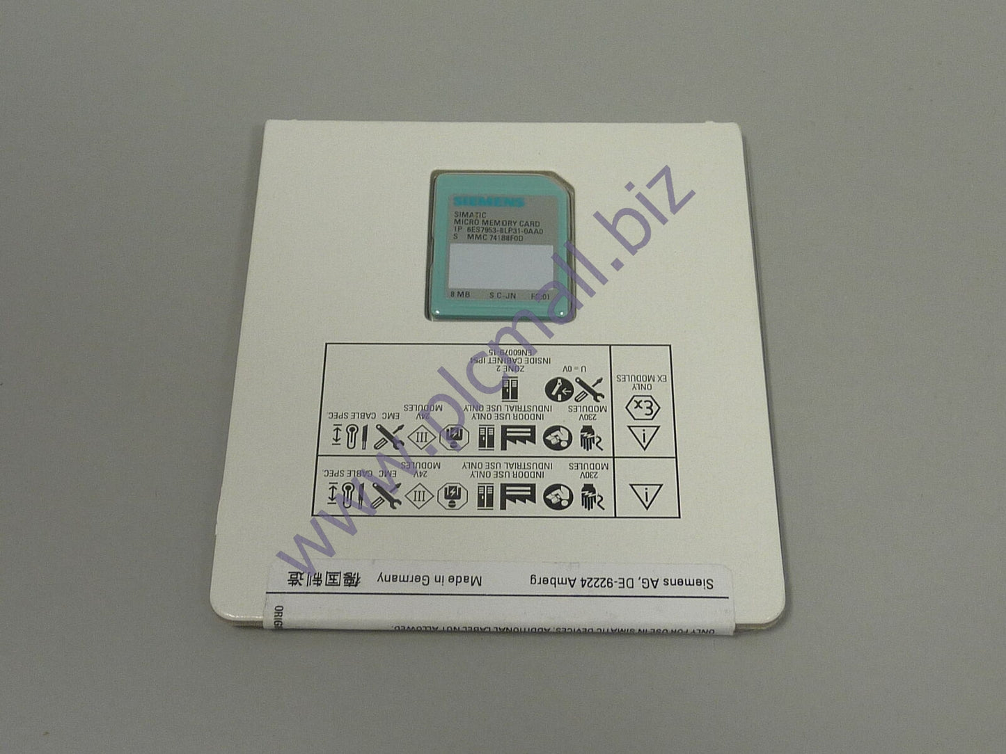 6ES7953-8LP31-0AA0 Siemens SIMATIC S7, Micro Memory Card 8M  BRAND NEW