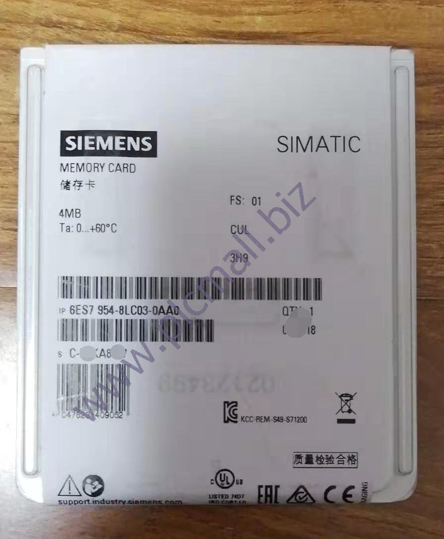 6ES7954-8LC02-0AA0 Siemens SIMATIC S7, MEMORY CARD BRAND NEW