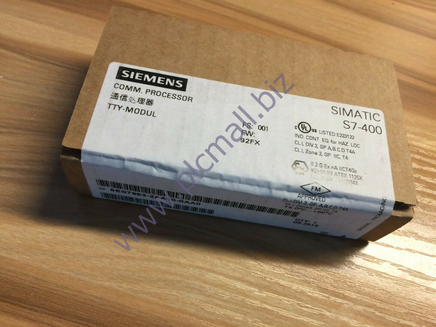 6ES7963-2AA10-0AA0 Siemens SIMATIC S7-400, IF963-TTY BRAND NEW