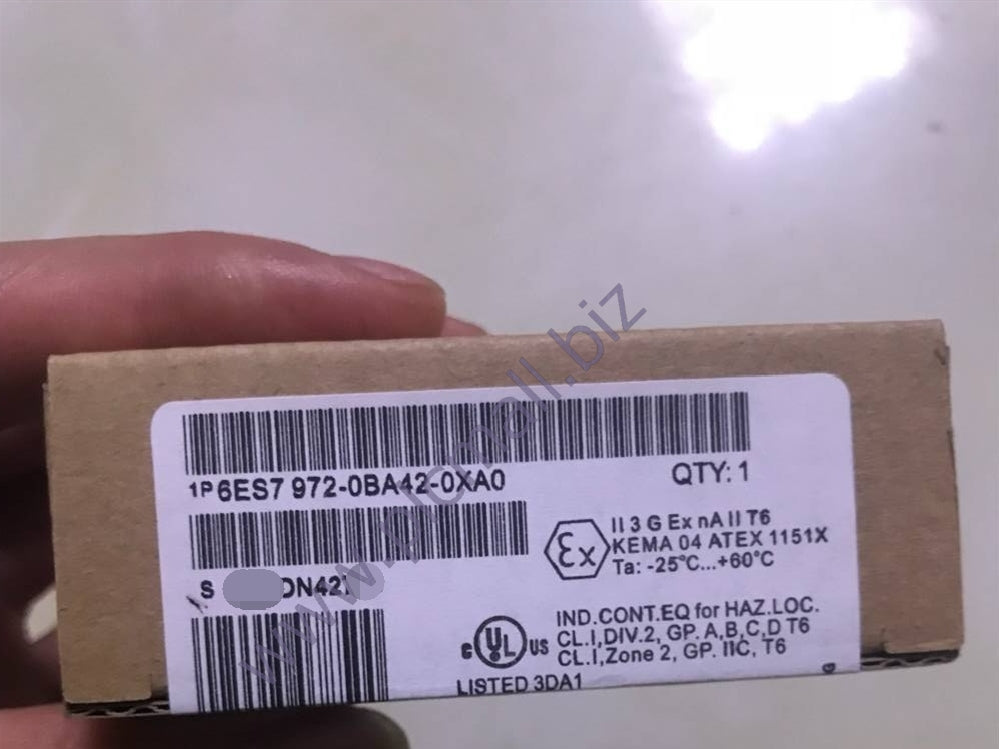 6ES7972-0BA12-0XA0 Siemens SIMATIC DP, BUS CONNECTOR  BRAND NEW