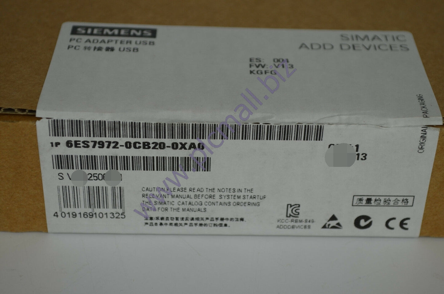 6ES7972-0CB20-0XA0 Siemens SIMATIC S7, PC ADAPTER USB BRAND NEW