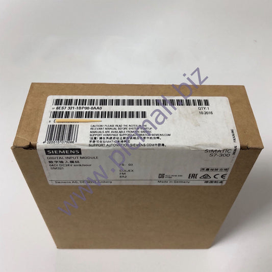 6ES7321-1BP00-0AA0 Siemens SIMATIC S7-300 DIGITAL INPUT SM321 BRAND NEW