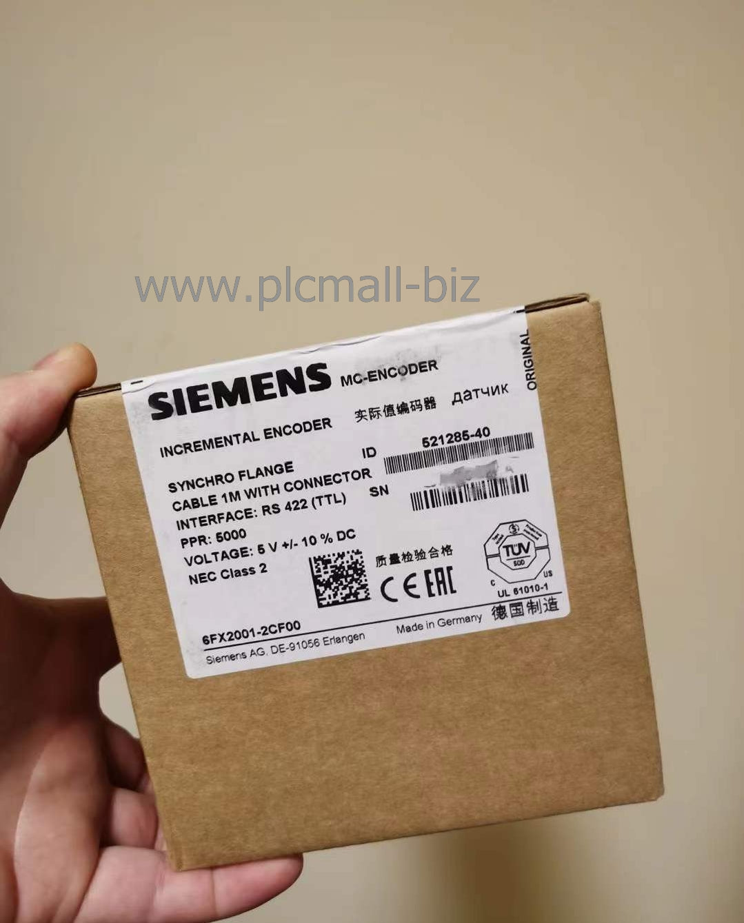 6FX2001-2CF00 Siemens 5000 line encoder  Brand New
