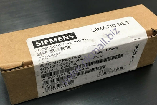 6GK1901-0DB20-6AA0 Siemens IE FC M12 PLUG PRO 2X2 M12 PLUG CONNECTOR  BRAND NEW