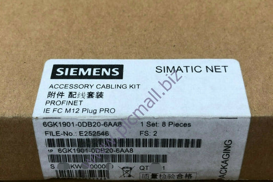 6GK1901-0DB20-6AA8 Siemens IE FC M12 PLUG PRO 2X2 M12 PLUG CONNECTOR W BRAND NEW