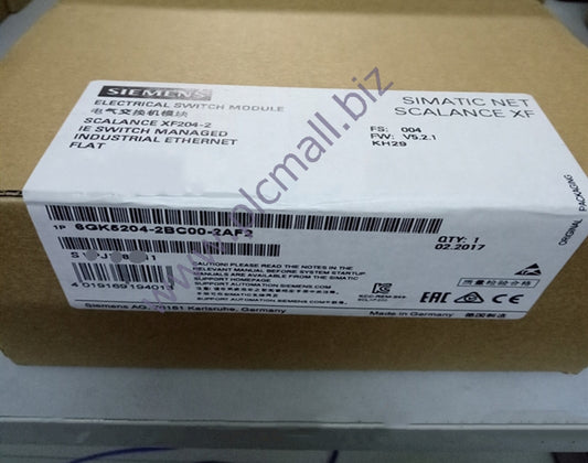 6GK5204-2BC00-2AF2 Siemens SCALANCE XF204-2, FLAT, MANAGED IE  SWITCH BRAND NEW
