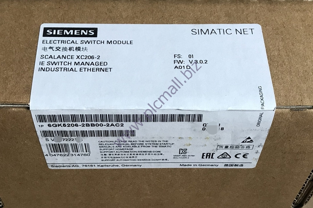 6GK5206-2BB00-2AC2 Siemens manageable layer 2 IE Switch BRAND NEW
