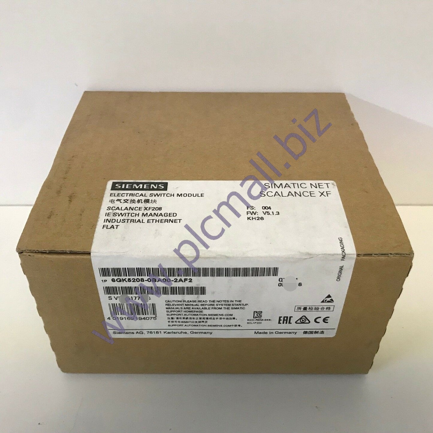 6GK5208-0BA00-2AF2 Siemens SCALANCE XF208  FLATMANAGED IE SWITCH BRAND NEW