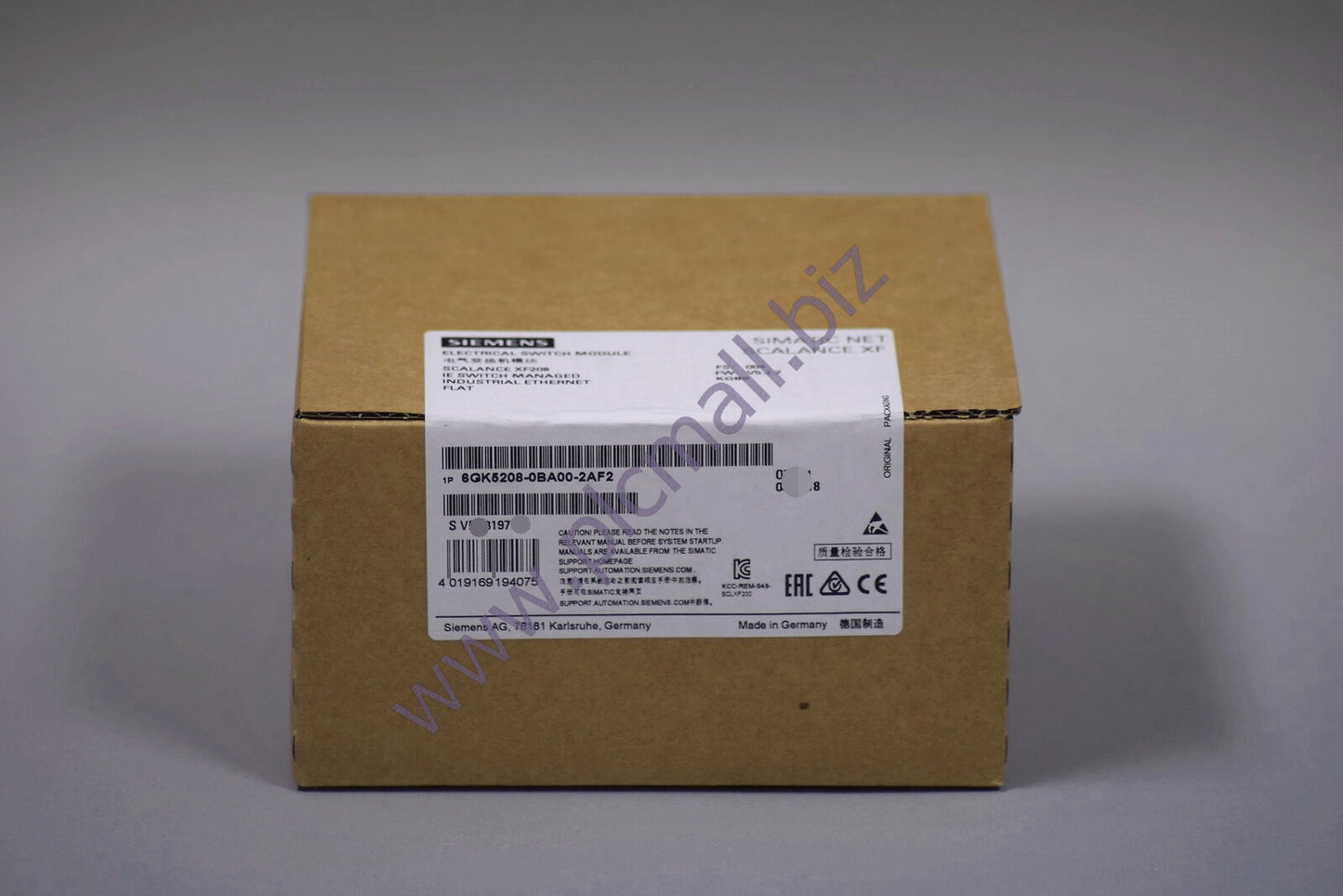 6GK5208-0BA00-2AF2 Siemens SCALANCE XF208  FLATMANAGED IE SWITCH BRAND NEW