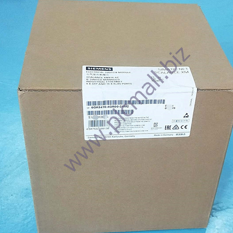 6GK5416-4GR00-2AM2 Siemens SCALANCE XM416-4C; MANAGED MODULAR IE SWITCH  new open box