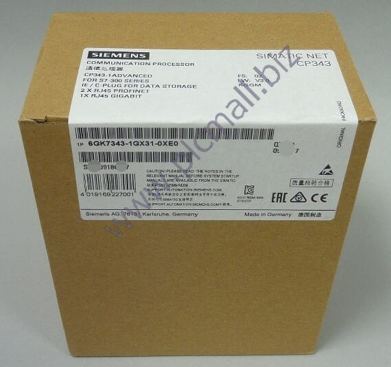 6GK7343-1GX21-0XE0 Siemens SIMATIC NET, CP 343-1 ADVANCED COMMUNICATION PROCESSOR BRAND NEW