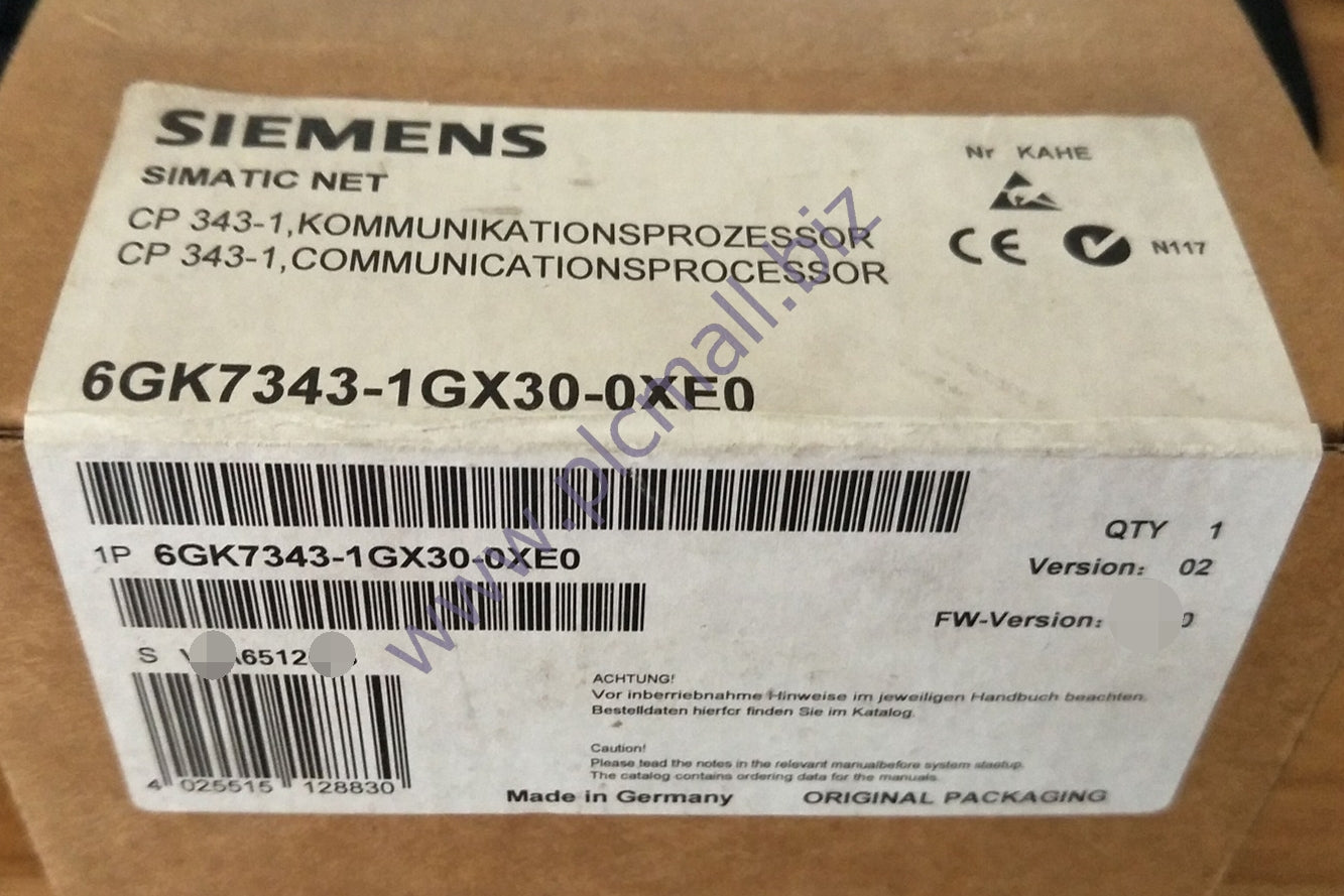 6GK7343-1GX30-0XE0 Siemens ADVANCED FOR CONNECTING SIMATIC BRAND NEW