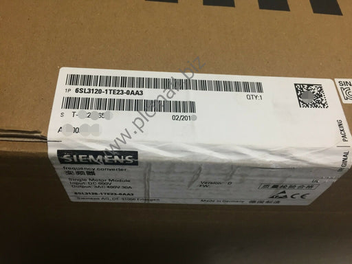 6SL3120-1TE23-0AA3 siemens SINAMICS S120 SINGLE MOTOR DC 600V OUTPUT New in box